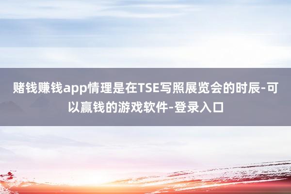 赌钱赚钱app情理是在TSE写照展览会的时辰-可以赢钱的游戏软件-登录入口