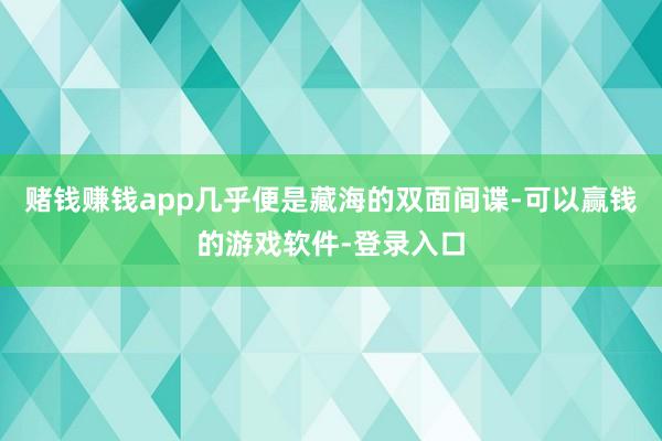 赌钱赚钱app几乎便是藏海的双面间谍-可以赢钱的游戏软件-登录入口