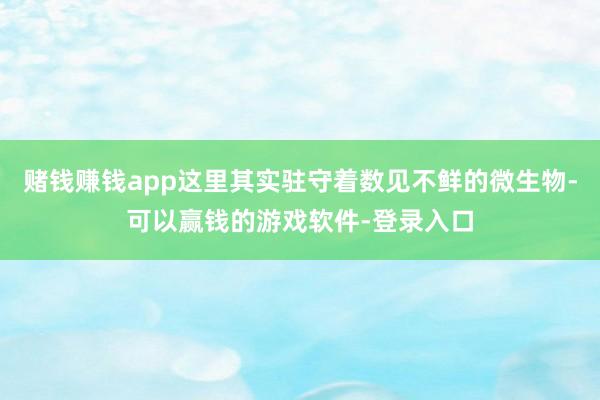 赌钱赚钱app这里其实驻守着数见不鲜的微生物-可以赢钱的游戏软件-登录入口